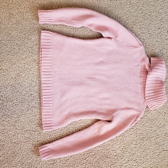 x2 Beautiful Braided Pink Cozy Women's Sweater - Picture 8 of 15